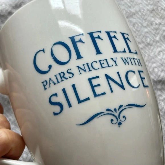 🔥4/$20 Coffee Pairs Nicely with  Silence mug - Picture 5 of 5